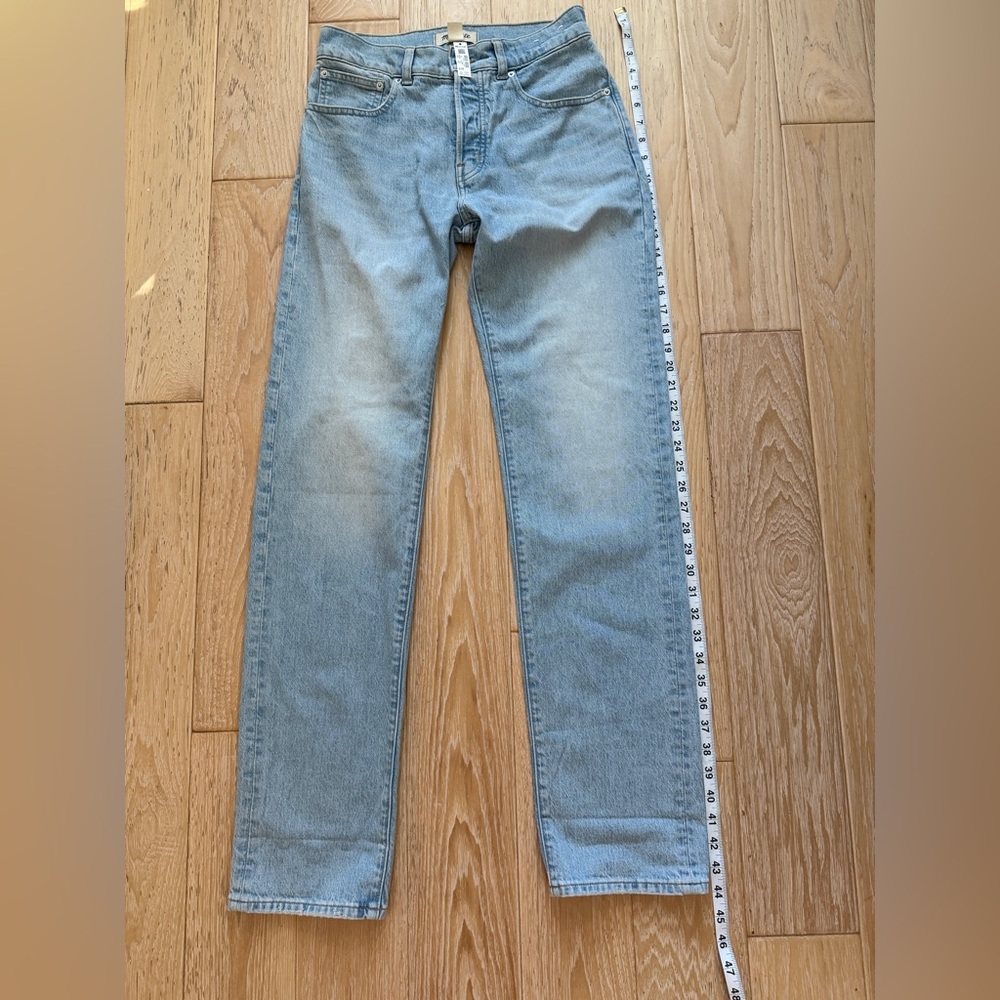Madewell women Dean Easy Straight jeans light wash size 26 relaxed time capsule - Picture 4 of 10